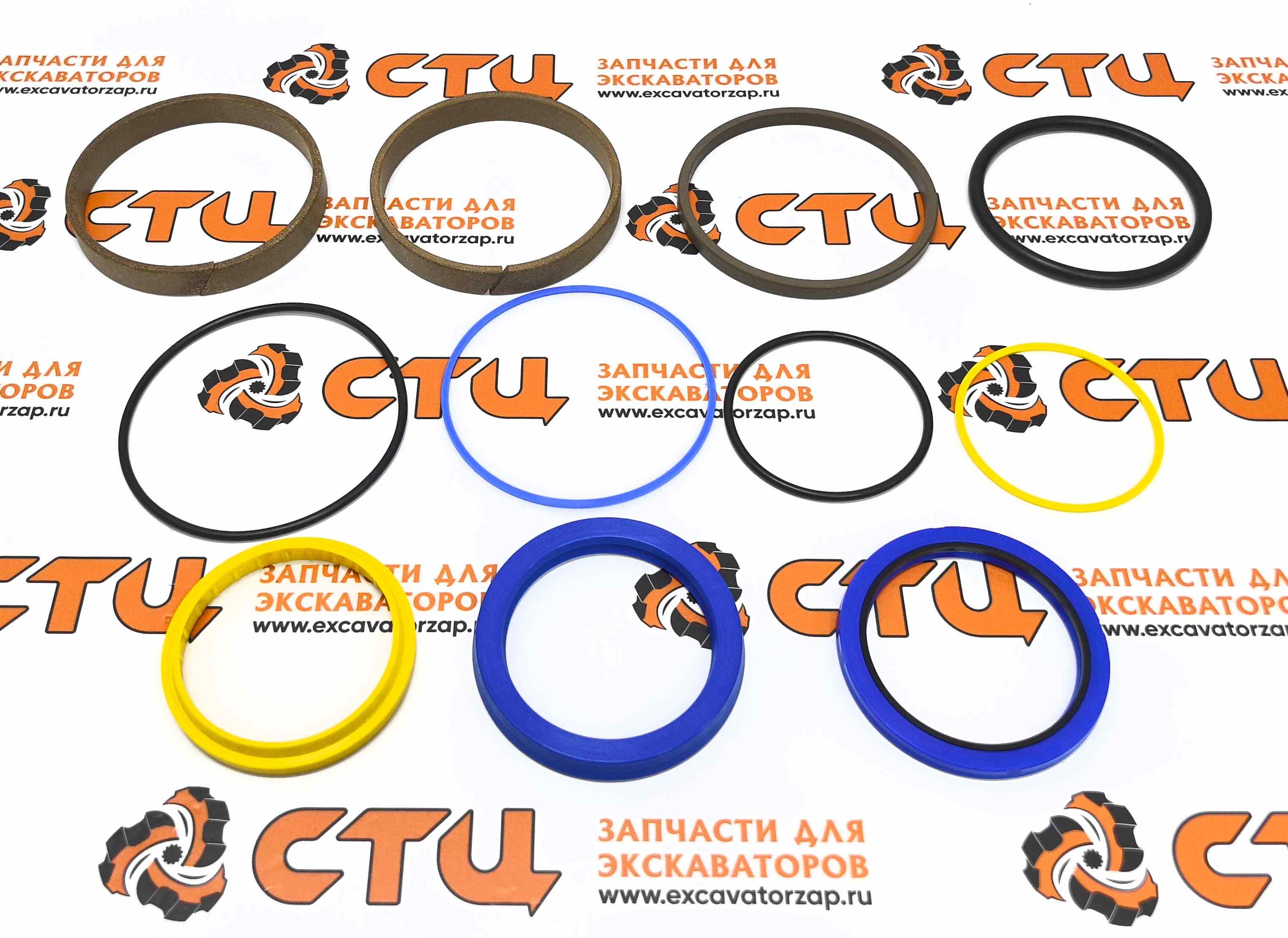 Ремкомплект 6194642M91 гидроцилиндра экскаваторного кошва экскаватора погрузчика TEREX 820, 860