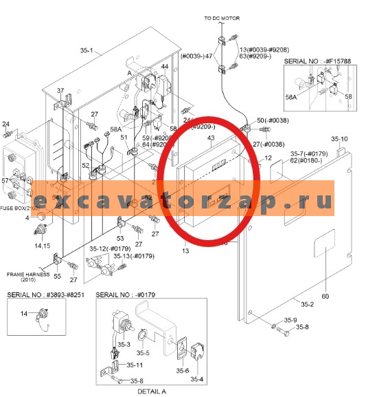Контроллер 21N6-32102 (аналог, КНР) (ЭБУ, электронный блок управления, бортовой компьютер) экскаватора HYUNDAI R210LC7