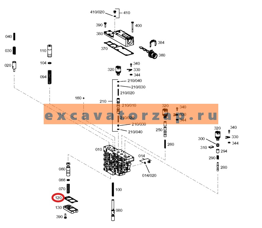 Прокладка КПП S06/43453, S0643453 экскаватора погрузчика Hidromek 102S