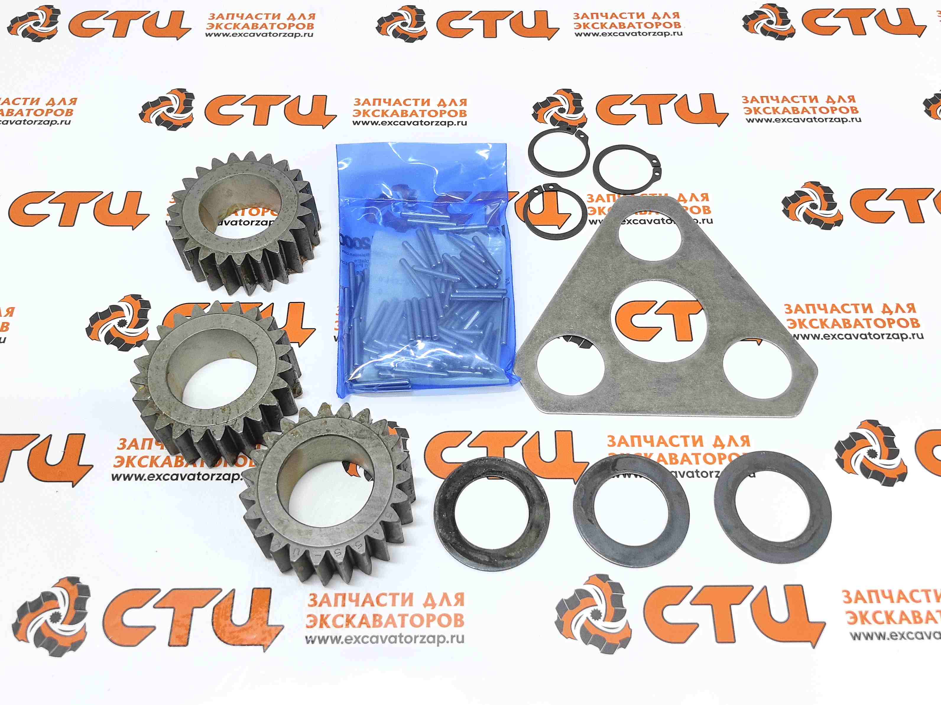 Кит набор 068816 (ремкомплект) сателлитов бортового редуктора моста экскаватора погрузчика NEW Holland LB75.B, B110B, B100B, LB90.B, 655E, B90B, NH85TLB, B95B, LB75, 555E, LB75CP, LB90, 575E, 675E, LB95, B95BTC, B95BLR, LB110, B110, B110 TIER 3, B95, LB11